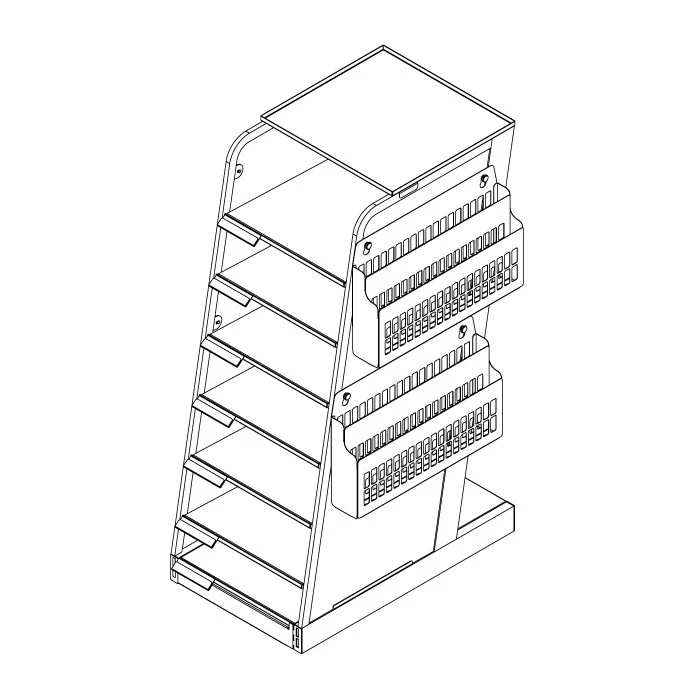 Newspaper Display Rack (3)